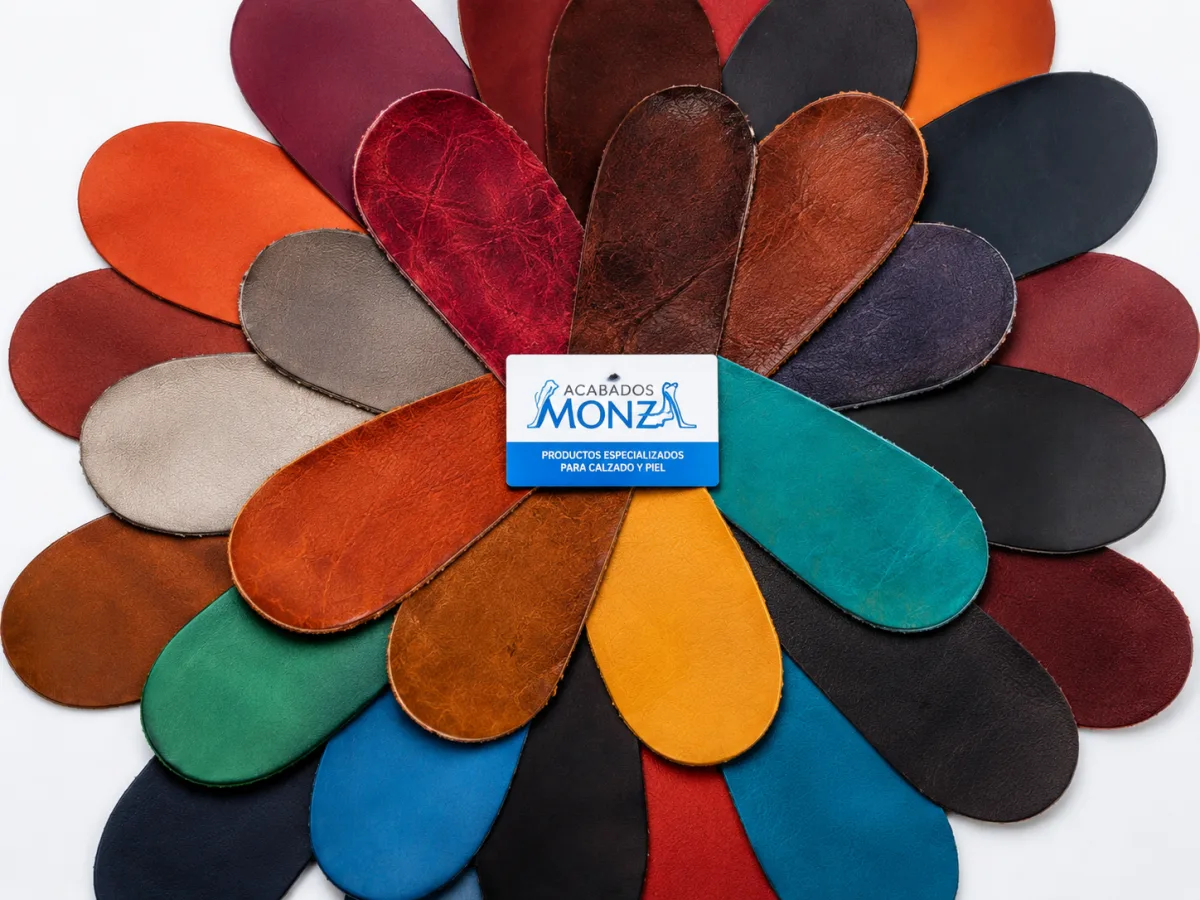 Muestrario circular de colores Acabados Monza